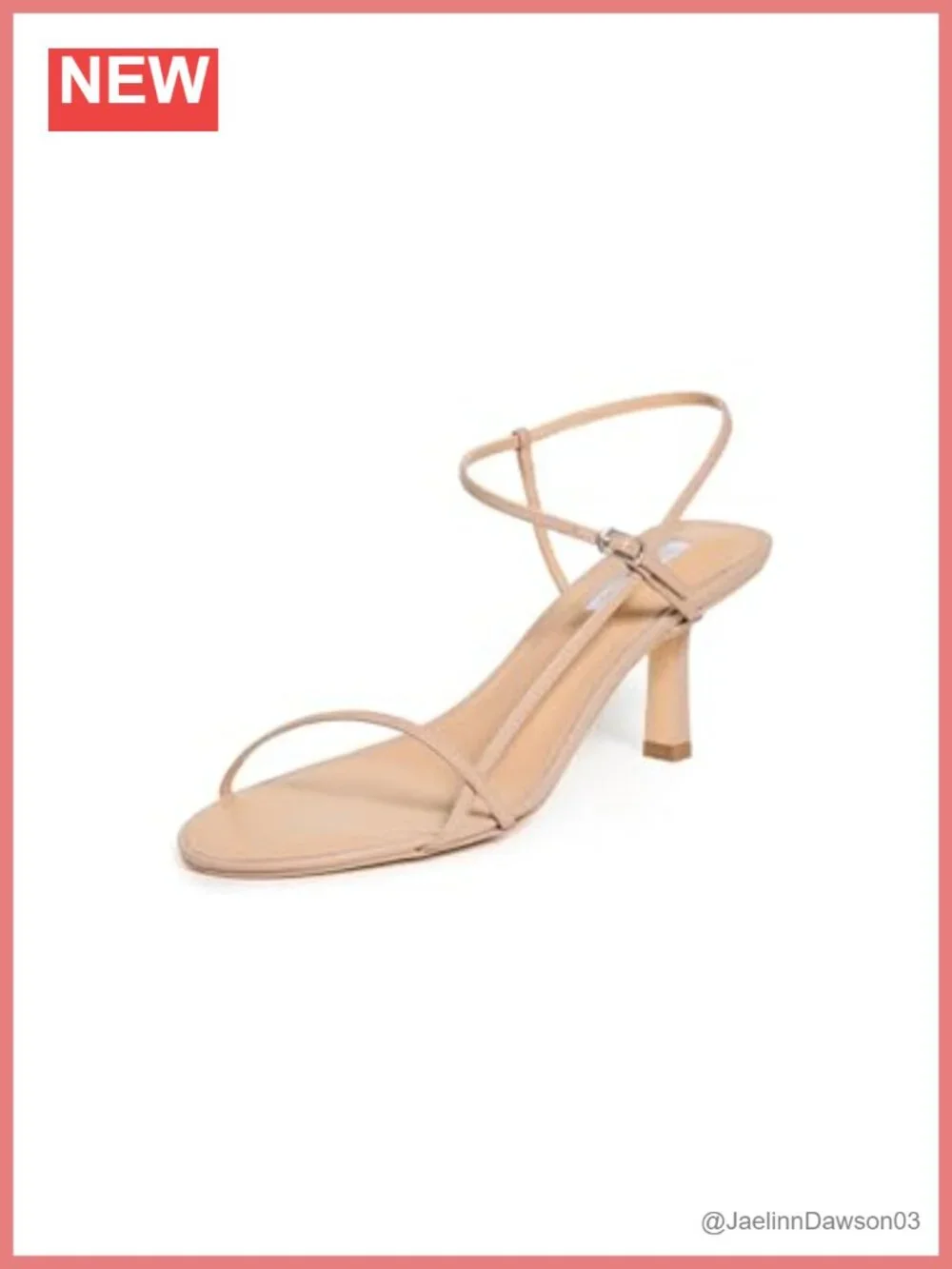 Stiletto Heels Ankle Strap Buckle Adjustable